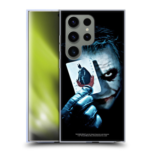 The Dark Knight Key Art Joker Card Soft Gel Case for Samsung Galaxy S24 Ultra 5G