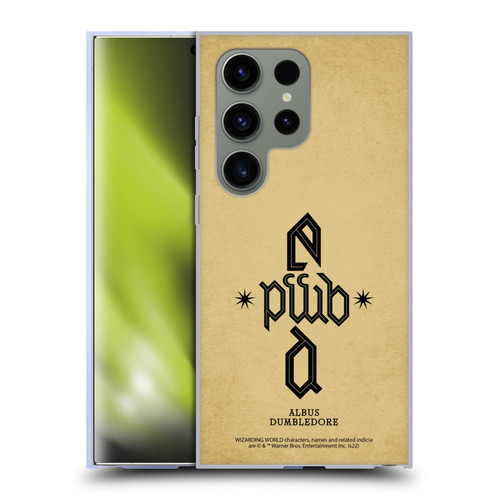 Fantastic Beasts: Secrets of Dumbledore Graphics Dumbledore's Monogram Soft Gel Case for Samsung Galaxy S24 Ultra 5G