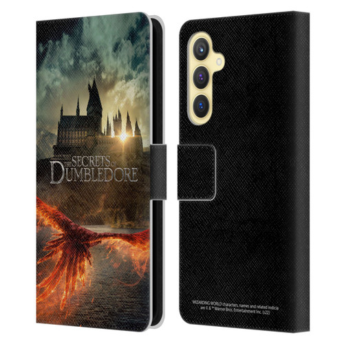 Fantastic Beasts: Secrets of Dumbledore Key Art Poster Leather Book Wallet Case Cover For Samsung Galaxy S23 FE 5G