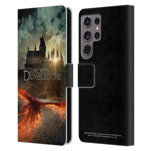 Fantastic Beasts: Secrets of Dumbledore Key Art Poster Leather Book Wallet Case Cover For Samsung Galaxy S24 Ultra 5G