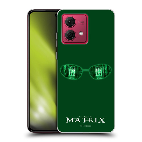 The Matrix Key Art Glass Soft Gel Case for Motorola Moto G84 5G