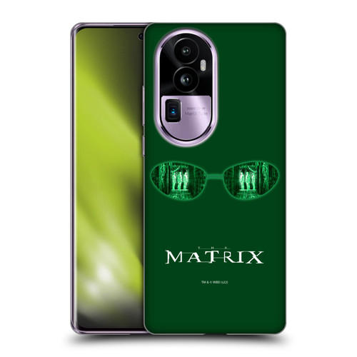The Matrix Key Art Glass Soft Gel Case for OPPO Reno10 Pro+
