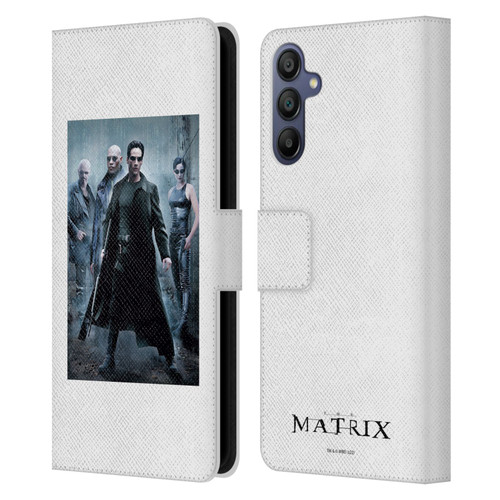 The Matrix Key Art Group 1 Leather Book Wallet Case Cover For Samsung Galaxy A15