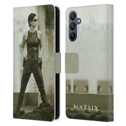 The Matrix Key Art Trinity Leather Book Wallet Case Cover For Samsung Galaxy A15