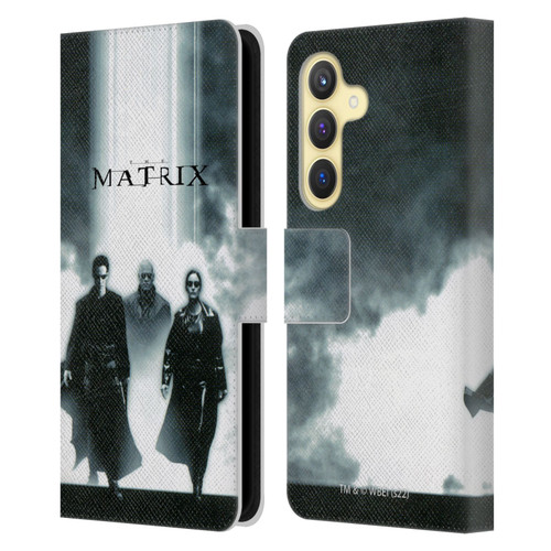 The Matrix Key Art Group 2 Leather Book Wallet Case Cover For Samsung Galaxy S24 5G
