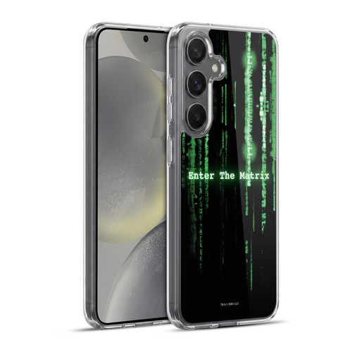 The Matrix Key Art Enter The Matrix Soft Gel Case for Samsung Galaxy S24+ 5G & MagSafe