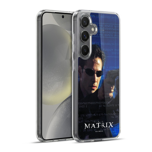 The Matrix Key Art Neo 1 Soft Gel Case for Samsung Galaxy S24+ 5G & MagSafe