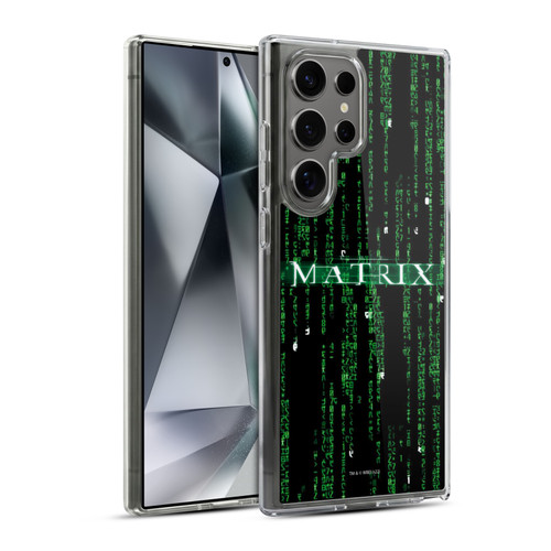 The Matrix Key Art Codes Soft Gel Case for Samsung Galaxy S24 Ultra 5G & MagSafe