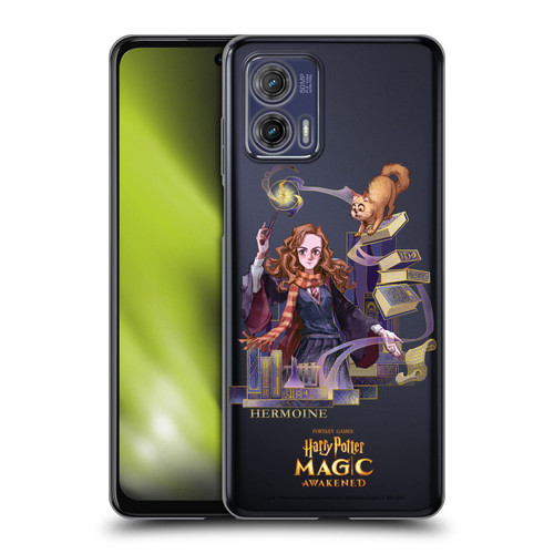 Harry Potter: Magic Awakened Characters Hermione Soft Gel Case for Motorola Moto G73 5G