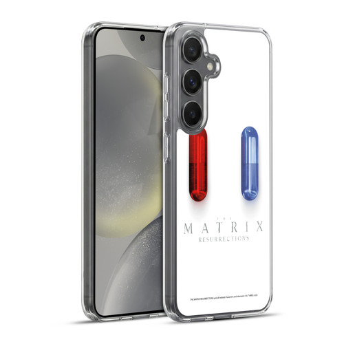 The Matrix Resurrections Key Art Poster Soft Gel Case for Samsung Galaxy S24+ 5G & MagSafe