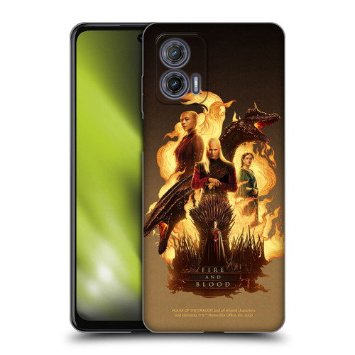 House Of The Dragon: Television Series Art Iron Throne Soft Gel Case for Motorola Moto G73 5G