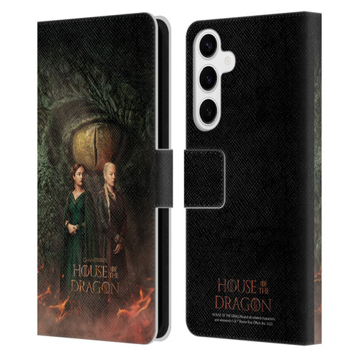 House Of The Dragon: Television Series Art Poster Leather Book Wallet Case Cover For Samsung Galaxy S24+ 5G