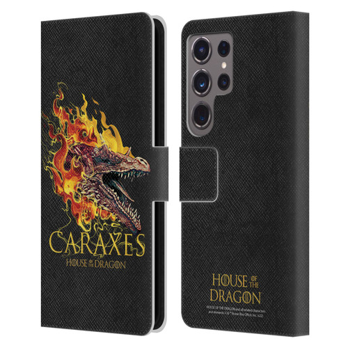 House Of The Dragon: Television Series Art Caraxes Leather Book Wallet Case Cover For Samsung Galaxy S24 Ultra 5G