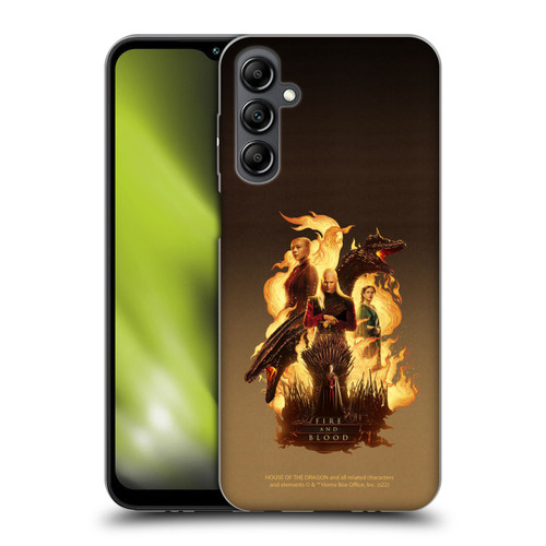 House Of The Dragon: Television Series Art Iron Throne Soft Gel Case for Samsung Galaxy M14 5G