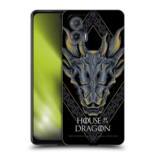 House Of The Dragon: Television Series Graphics Dragon Head Soft Gel Case for Motorola Moto G73 5G