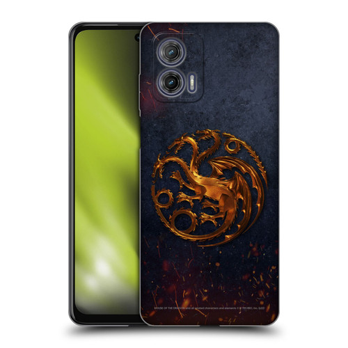 House Of The Dragon: Television Series Graphics Targaryen Emblem Soft Gel Case for Motorola Moto G73 5G