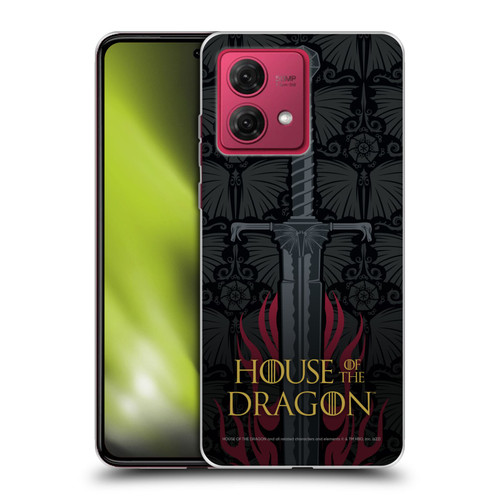 House Of The Dragon: Television Series Graphics Sword Soft Gel Case for Motorola Moto G84 5G