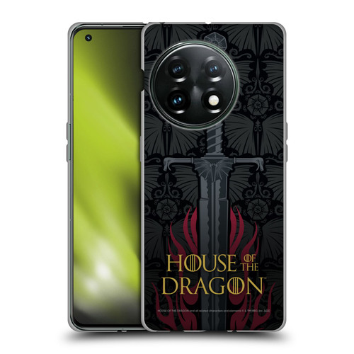 House Of The Dragon: Television Series Graphics Sword Soft Gel Case for OnePlus 11 5G