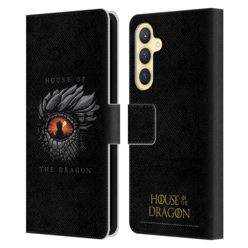 House Of The Dragon: Television Series Graphics Dragon Eye Leather Book Wallet Case Cover For Samsung Galaxy S23 FE 5G