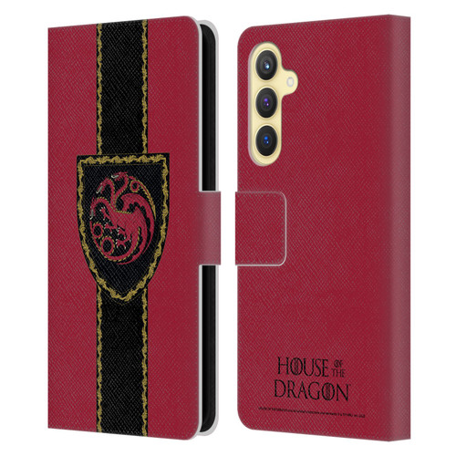 House Of The Dragon: Television Series Graphics Shield Leather Book Wallet Case Cover For Samsung Galaxy S23 FE 5G