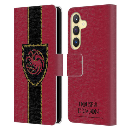 House Of The Dragon: Television Series Graphics Shield Leather Book Wallet Case Cover For Samsung Galaxy S24 5G