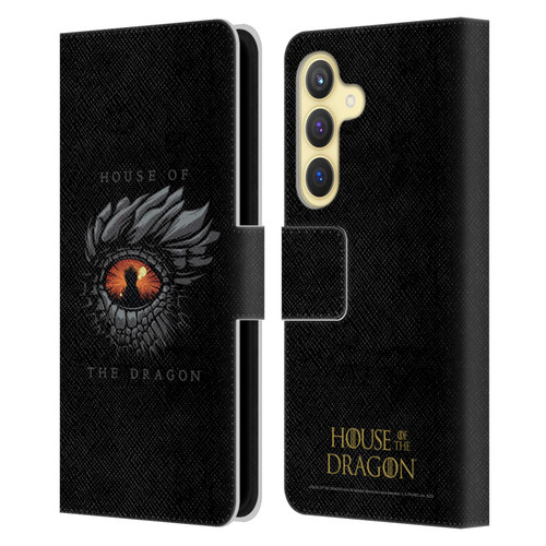 House Of The Dragon: Television Series Graphics Dragon Eye Leather Book Wallet Case Cover For Samsung Galaxy S24 5G