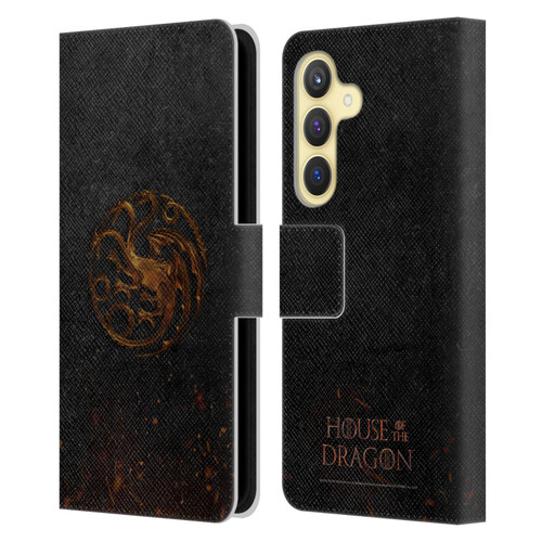 House Of The Dragon: Television Series Graphics Targaryen Emblem Leather Book Wallet Case Cover For Samsung Galaxy S24 5G