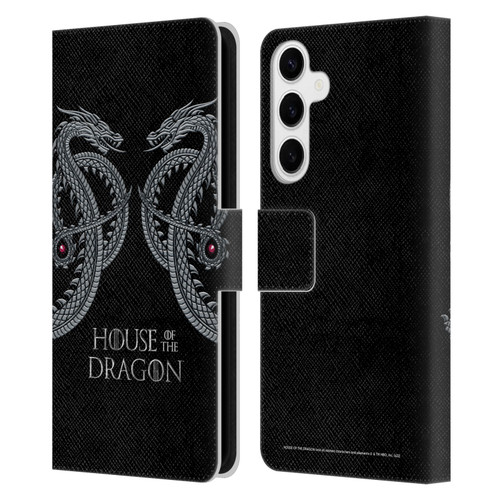 House Of The Dragon: Television Series Graphics Dragon Leather Book Wallet Case Cover For Samsung Galaxy S24+ 5G