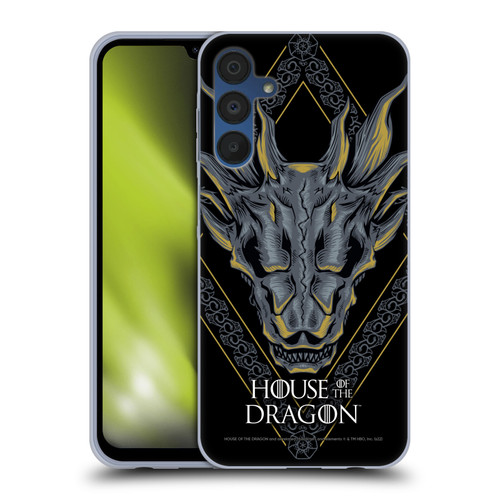 House Of The Dragon: Television Series Graphics Dragon Head Soft Gel Case for Samsung Galaxy A15