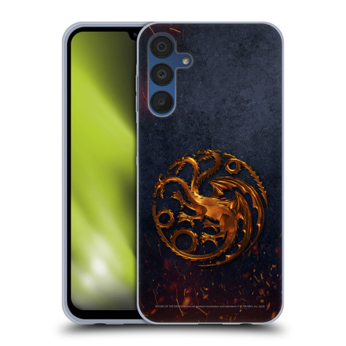 House Of The Dragon: Television Series Graphics Targaryen Emblem Soft Gel Case for Samsung Galaxy A15