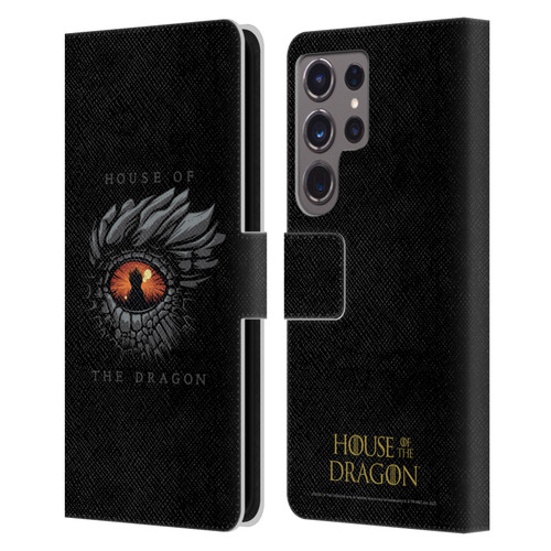 House Of The Dragon: Television Series Graphics Dragon Eye Leather Book Wallet Case Cover For Samsung Galaxy S24 Ultra 5G