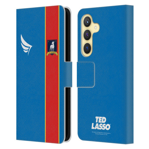 Ted Lasso Season 1 Graphics Jersey Leather Book Wallet Case Cover For Samsung Galaxy S24 5G