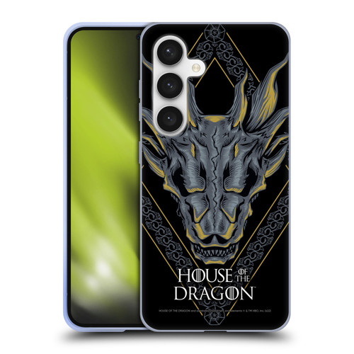 House Of The Dragon: Television Series Graphics Dragon Head Soft Gel Case for Samsung Galaxy S24 5G