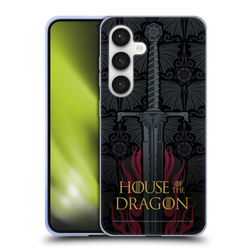 House Of The Dragon: Television Series Graphics Sword Soft Gel Case for Samsung Galaxy S24 5G