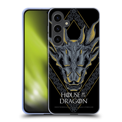 House Of The Dragon: Television Series Graphics Dragon Head Soft Gel Case for Samsung Galaxy S24+ 5G