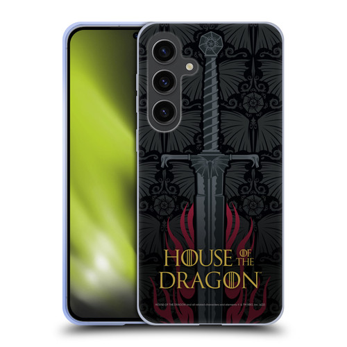 House Of The Dragon: Television Series Graphics Sword Soft Gel Case for Samsung Galaxy S24+ 5G
