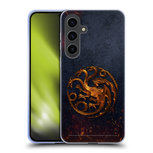 House Of The Dragon: Television Series Graphics Targaryen Emblem Soft Gel Case for Samsung Galaxy S24+ 5G