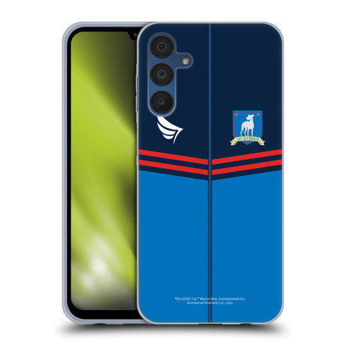 Ted Lasso Season 1 Graphics Jacket Soft Gel Case for Samsung Galaxy A15