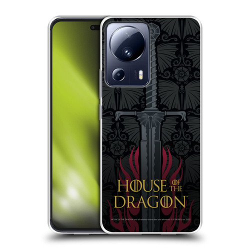 House Of The Dragon: Television Series Graphics Sword Soft Gel Case for Xiaomi 13 Lite 5G