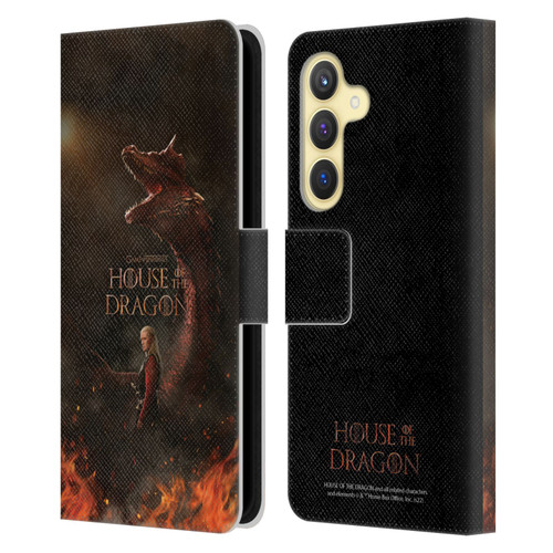 House Of The Dragon: Television Series Key Art Poster 2 Leather Book Wallet Case Cover For Samsung Galaxy S24 5G