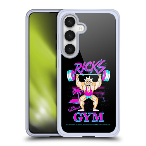 Rick And Morty Season 1 & 2 Graphics Rick's Gym Soft Gel Case for Samsung Galaxy S24 5G