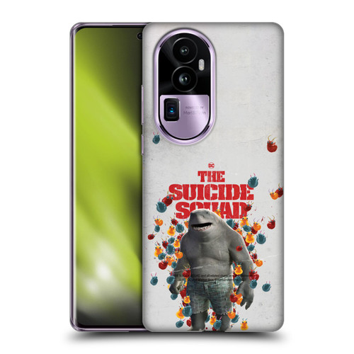 The Suicide Squad 2021 Character Poster King Shark Soft Gel Case for OPPO Reno10 Pro+