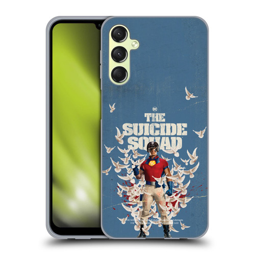 The Suicide Squad 2021 Character Poster Peacemaker Soft Gel Case for Samsung Galaxy A24 4G / Galaxy M34 5G