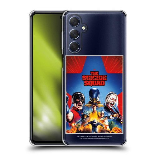 The Suicide Squad 2021 Character Poster Group Soft Gel Case for Samsung Galaxy M54 5G