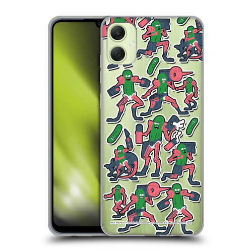 Rick And Morty Season 3 Character Art Pickle Rick Stickers Print Soft Gel Case for Samsung Galaxy A05