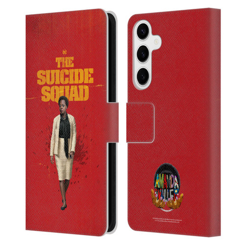 The Suicide Squad 2021 Character Poster Amanda Waller Leather Book Wallet Case Cover For Samsung Galaxy S24+ 5G