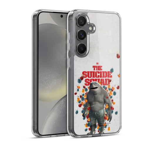 The Suicide Squad 2021 Character Poster King Shark Soft Gel Case for Samsung Galaxy S24 5G & MagSafe