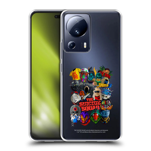 The Suicide Squad 2021 Character Poster Group Head Soft Gel Case for Xiaomi 13 Lite 5G