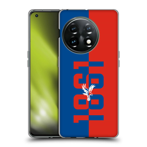 Crystal Palace FC Crest 1861 Soft Gel Case for OnePlus 11 5G