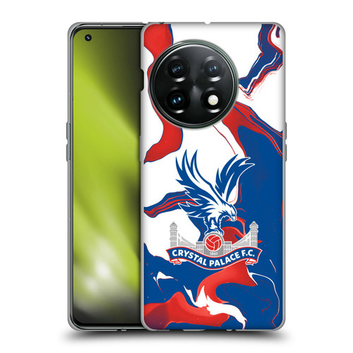 Crystal Palace FC Crest Marble Soft Gel Case for OnePlus 11 5G